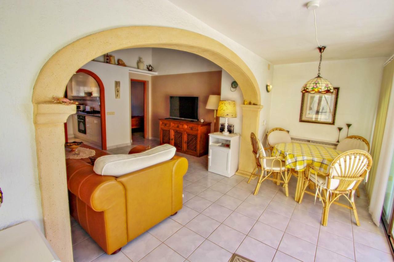 Anita - holiday bungalow with sew view in Teulada Bagian luar foto