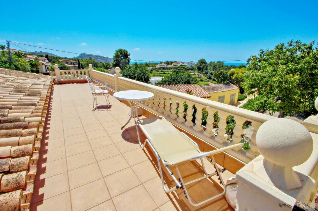 Anita - holiday bungalow with sew view in Teulada Bagian luar foto